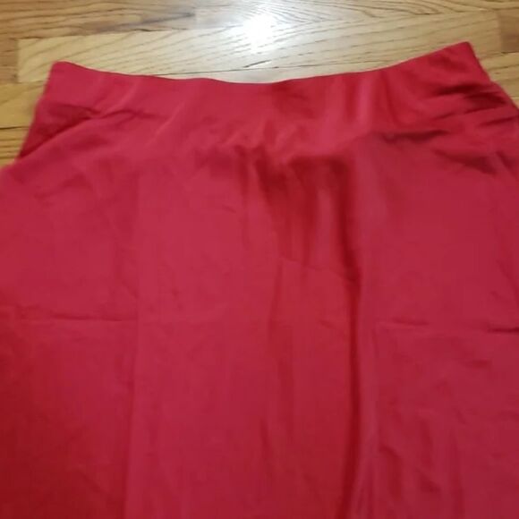 ELOQUII HOT PINK A-LINE MIDI SKIRT SIZE 24 - Picture 2 of 5